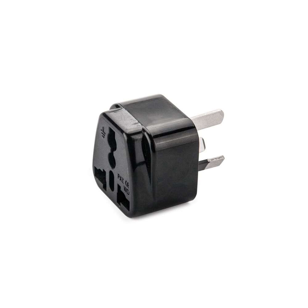 CABLEPELADO Pack 2 Adaptadores de Enchufe de Europeo a Enchufe UK | Adaptador Enchufe Viaje | Enchufe Tipo C a Tipo G | Negro CABLEPELADO Pack 2 Adaptadores de Enchufe de Europeo a Enchufe UK | Adaptador Enchufe Viaje | Enchufe Tipo C a Tipo G | Negro