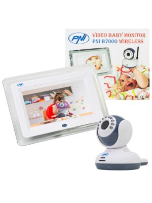 Video Baby Monitor PNI B7000 Pantalla inalámbrica de 7 pulgadas