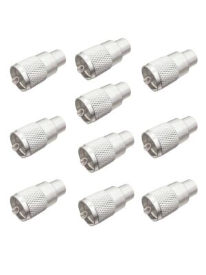 Juego de 10 conectores PNI PL259 para cable RG213, longitud de clavija 9 mm