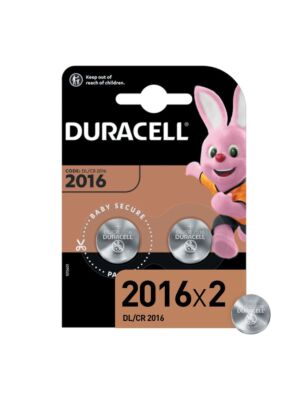 Pilas Duracell Specialized Lithium CR2016N, 2 piezas