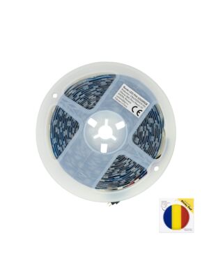 Paquete de tiras LED PNI 5050RGB 300 LEDs, RGB, regulable, luces de 5 metros, IP20 y bandera de sticky pad incluido