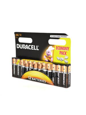 Batería alcalina Duracell AA o R6 código 81267246 blíster 12bc