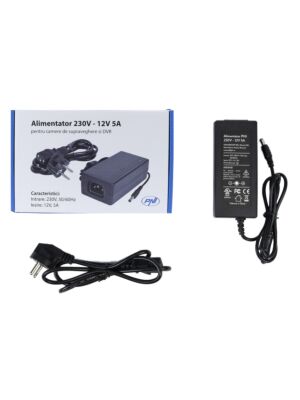 Fuente de alimentación PNI 230V-12V 5A