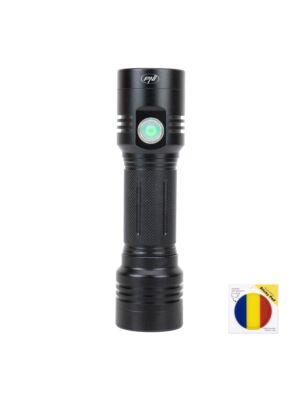 Paquete PNI Adventure F200 Linterna de aluminio de doble LED, batería de 4000mAh y almohadilla adhesiva Flag Stick Incluido