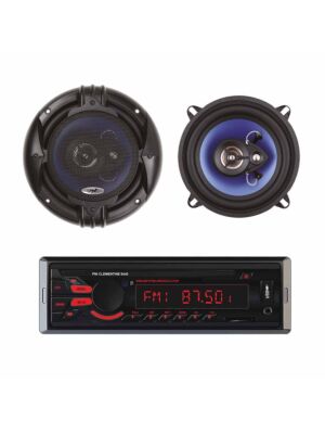 Paquete de radio MP3 Car Player PNI Clementine 8440 4x45w + Altavoces coaxiales para auto PNI HiFi650, 120W