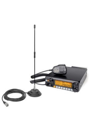 Paquete de emisora de radioaficionados PNI Jopix AT-5555N II, AM, FM, SSB y antena PNI Extra 40