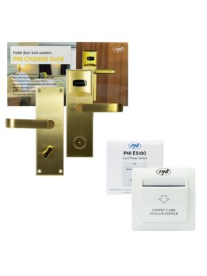 Paquete de control de acceso Yala PNI CH2000R Gold Hotel y conmutador de tarjeta PNI ES100