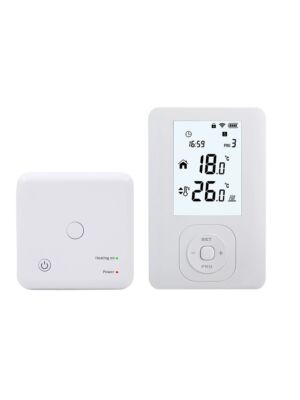 PNI CT63S Termostato inalámbrico para calderas, pantalla iluminada, programas diarios