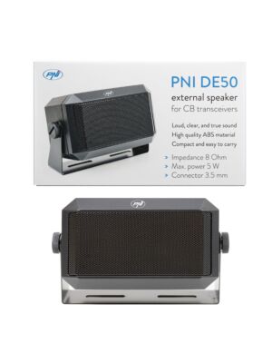 Altavoz externo PNI DE50 5W para emisoras de radio CB con clavija de 3,5 mm
