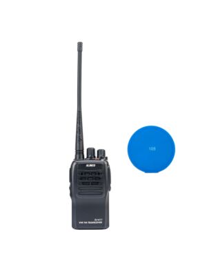 Kit de estación de radio portátil VHF PNI Alinco DJ-A-11-E, 136-174 MHz, VOX, silenciador, compander, batería de 1500 mAh, CTCSS/DCS