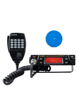 Kit de estación de radio VHF PNI Alinco DR-CS-10, 136-174 MHz, 200 canales, DMTF, 13,8 V + Sticky Pad Azul de regalo