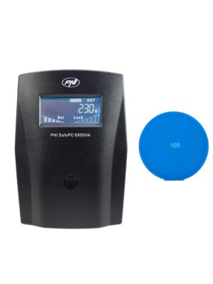 SAI PNI SafePC E650VA, potencia 390W