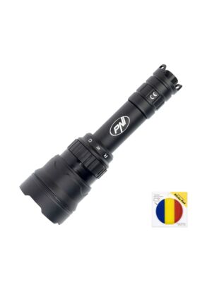 Linterna PNI Adventure F300 con LED de 3 colores