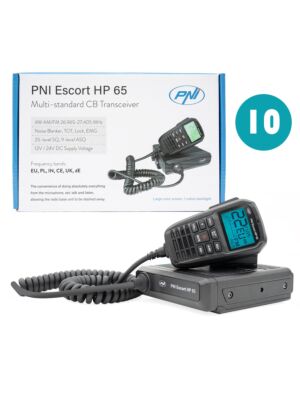 Bax con 10 estaciones de radio CB PNI Escort HP 65