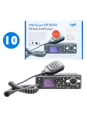 Caja con 10 estaciones de radio CB y reproductor de MP3 PNI