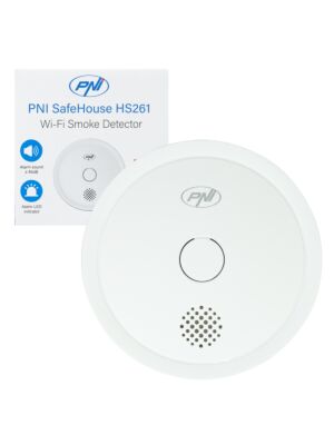 Sensor de humo inalámbrico PNI SafeHouse HS261 compatible con la aplicación Tuya