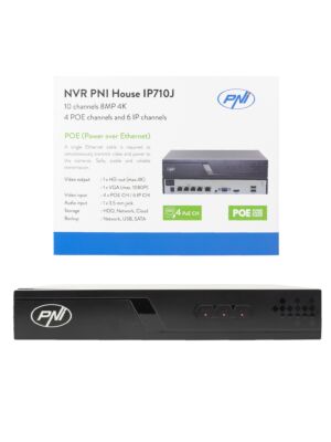 NVR POE PNI Casa IP710J, 10 canales