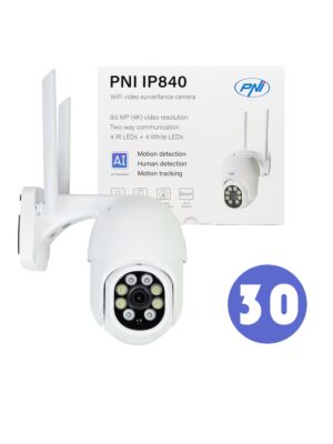 Caja con 30 cámaras de videovigilancia inalámbricas PNI.