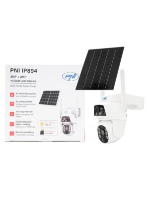 Cámara de videovigilancia PTZ 4G PNI IP894