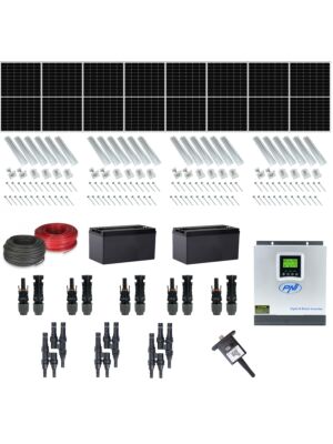 Kit fotovoltaico de 8 paneles 370W monocristalino