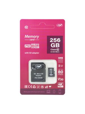 Tarjeta de memoria MicroSD PNI de 256 GB