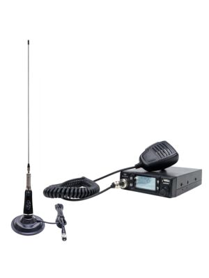 Paquete de estación de radio USB CB PNI Escort HP 9700 y antena CB PNI LED 2000 con base magnética