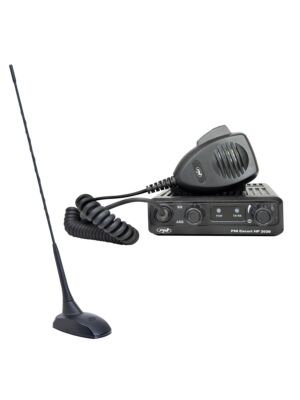 Estación de radio CB y antena incluidas.