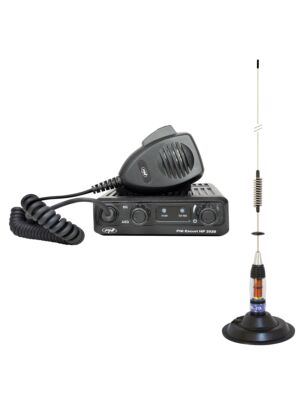 Estación de radio y antena de coche, antirradar PNI.
