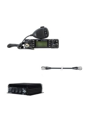 Paquete de radio CB PNI Escort HP 9001 PRO, ASQ + amplificador RX-TX KL203P, AM-FM-SSB, 100 W, 12 V y cable PNI R50.