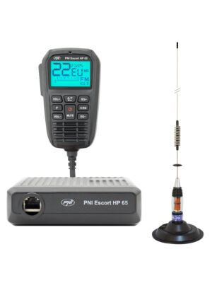 Paquete de estación de radio CB PNI Escort HP 65 ASQ y antena CB PNI ML70 con imán