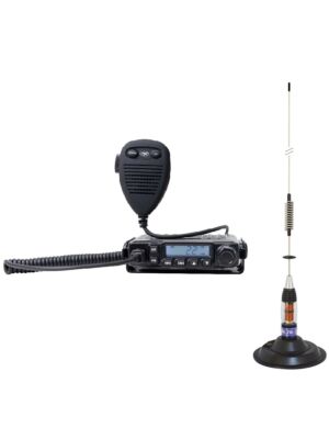Paquete de estación de radio CB PNI Escort HP 6500 PRO, ASQ, VOX, NRC con antena CB PNI ML70 con imán