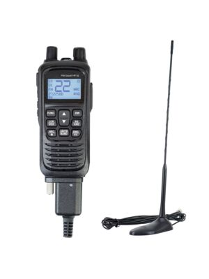 Kit de estación de radio CB portátil PNI Escort HP 92 multiestándar 4W, 12-24V AM-FM con antena CB PNI Extra 45 con imán