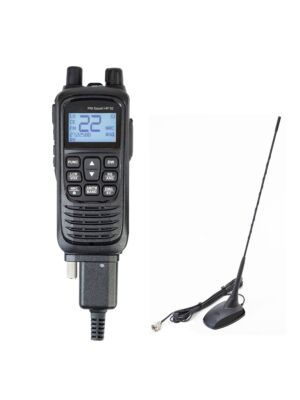 Kit de estación de radio CB portátil PNI Escort HP 92 multiestándar 4W, 12-24V AM-FM con antena CB PNI Extra 48 con imán