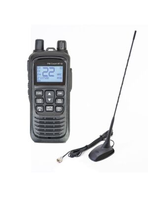 Kit de estación de radio CB portátil PNI Escort HP 92 multiestándar 4W, 12-24V AM-FM con antena CB PNI Extra 48 con imán