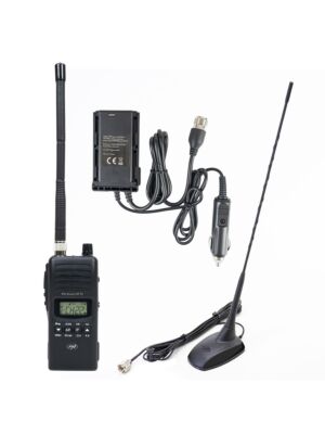 Paquete de estación de radio CB PNI Escort HP 72 con adaptador de corriente y antena PNI Extra 48