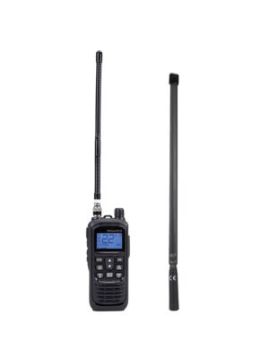 Paquete de estación de radio CB portátil PNI Escort HP 92 multi estándar 4W, 12-24V AM-FM con antena CB PNI Flex 47