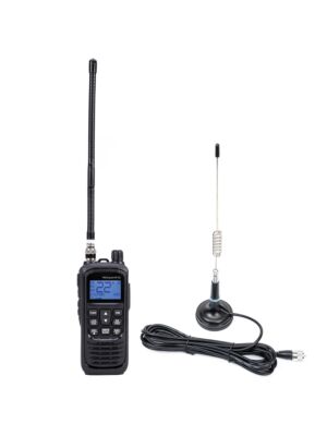 PNI Escort HP 92 Multi Standard 4W, 12-24V Paquete de Estación de Radio CB Portátil AM-FM con antena CB PNI ML29 con imán