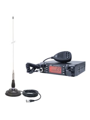 Antena HP 9001 PRO ASQ ajustable, AM-FM, 12V, 4W + CB PNI ML100