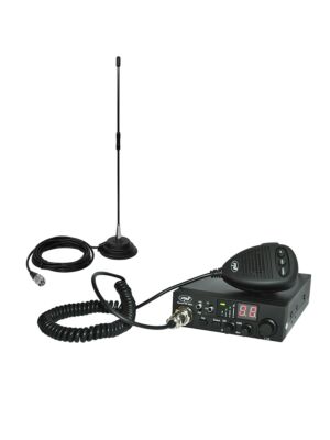 CB PNI ESCORT Kit de estación de radio HP 8024 ASQ + Antena CB PNI Extra 40