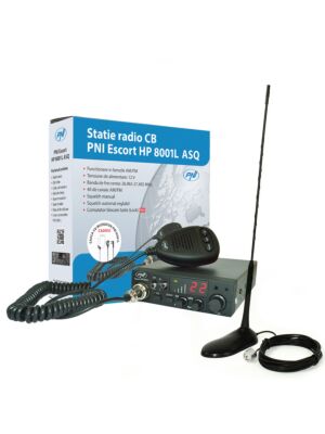 CBI Radio CBI ESCORT HP 8001L ASQ + Auriculares HS81L + CB PNI Extra 45 imán antena