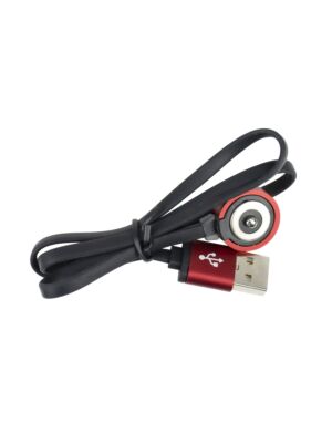 Cable USB para cargar linternas PNI Adventure F75, con contacto magnético, longitud 50 cm