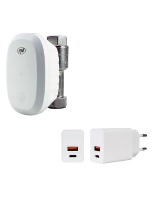 Válvula de agua inteligente PNI SV180 PRO y paquete de alimentación CHG300 PNI