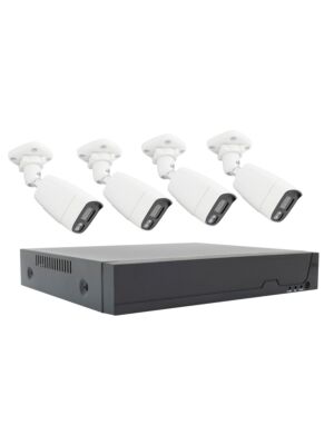 Kit de videovigilancia PNI House POE154 5MP - NVR y 4 cámaras exteriores