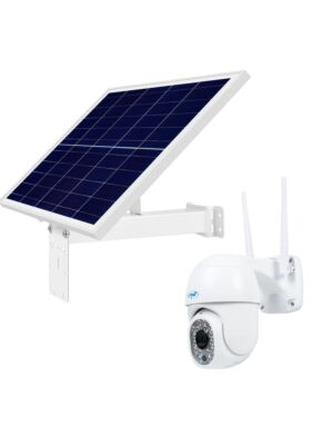 Kit de cámara de videovigilancia inalámbrica PNI IP440 y panel solar fotovoltaico PNI PSF6020A