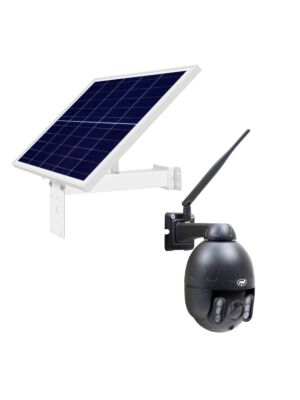 Kit de cámara de videovigilancia inalámbrica PNI IP655B y paneles solares fotovoltaicos PNI PSF6020A