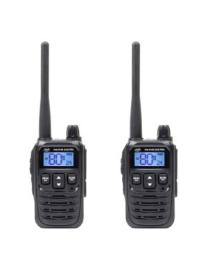 Kit de 2 emisoras de radio PNI PMR portátiles