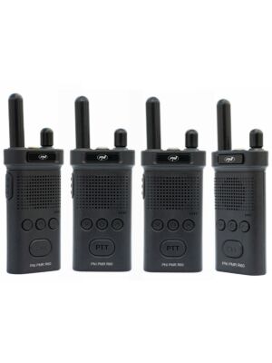 Kit de 4 emisoras de radio portátiles