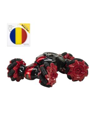 Paquete de juguete de vehículo todoterreno Silvercloud RedTwo con control remoto y bandera adhesiva incluida.