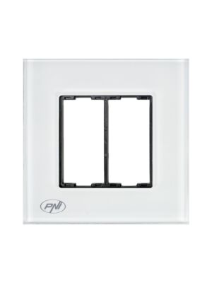 PNI RM101W marco de cristal simple para enchufes PNI