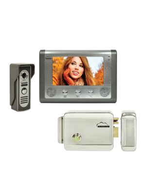Kit de videoportero SilverCloud House 715 con pantalla LCD de 7 pulgadas y sistema electromagnético SilverCloud YL500 Yala